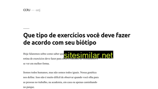 ccrj.com.br alternative sites