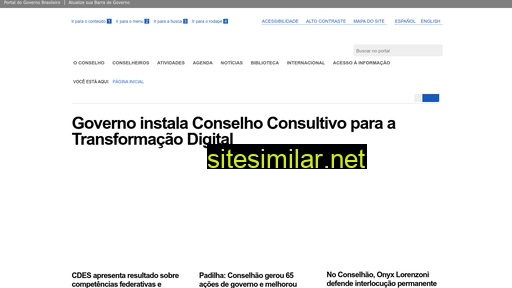 cdes.gov.br alternative sites