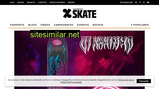 cemporcentoskate.com.br alternative sites