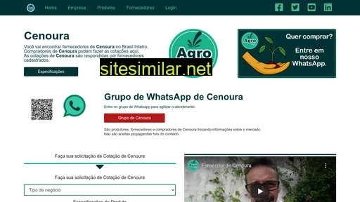 cenoura.agr.br alternative sites