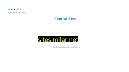centralafro.com.br alternative sites