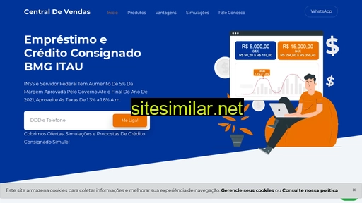 centraldevendasbmg.com.br alternative sites