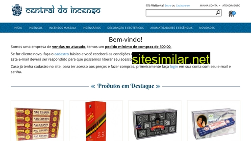 centraldoincenso.com.br alternative sites