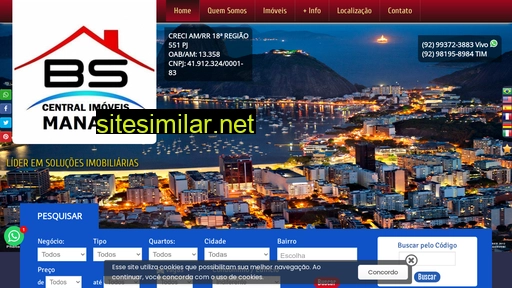 centralimoveismanaus.com.br alternative sites