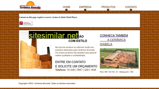 ceramicaalvorada.com.br alternative sites
