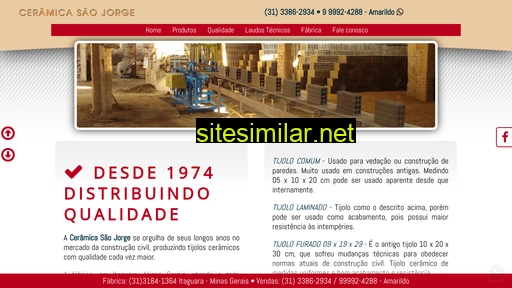 ceramicasaojorge.com.br alternative sites