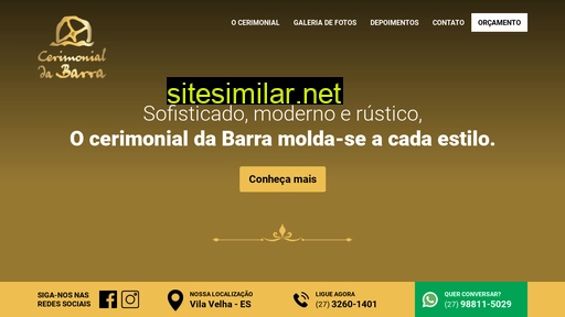 cerimonialdabarra.com.br alternative sites