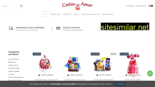 cestascomamor.com.br alternative sites