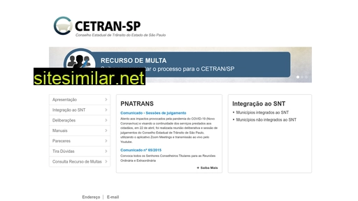 cetran.sp.gov.br alternative sites