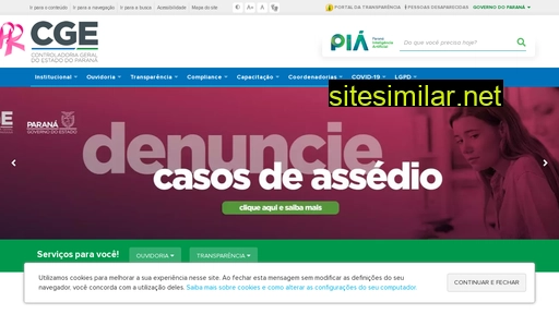 cge.pr.gov.br alternative sites