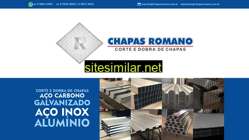 chapasromano.com.br alternative sites