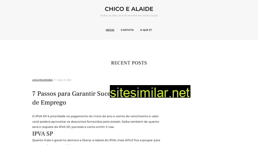 chicoealaide.com.br alternative sites