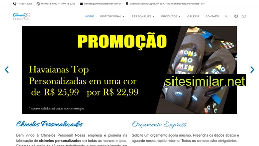 chinelospersonal.com.br alternative sites