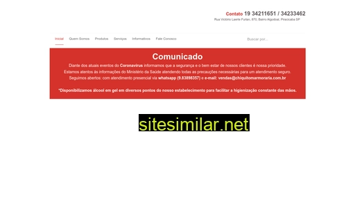 chiquitomarmoraria.com.br alternative sites