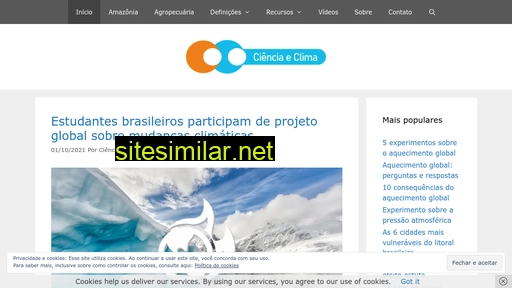 cienciaeclima.com.br alternative sites