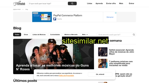 cifraclub.com.br alternative sites