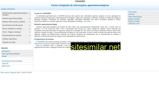 ciiagro.sp.gov.br alternative sites