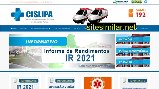 cislipa.pr.gov.br alternative sites