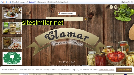clamarconservas.com.br alternative sites
