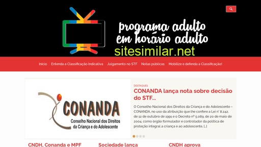 classificacaoindicativa.org.br alternative sites