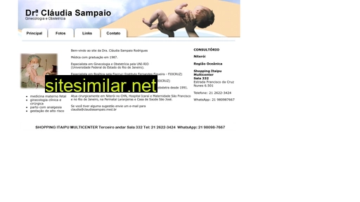 claudiasampaio.med.br alternative sites