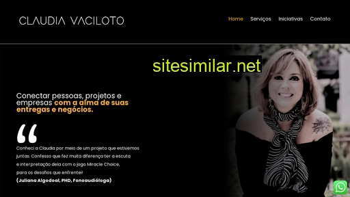 claudiavaciloto.com.br alternative sites
