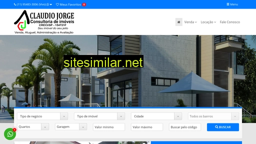 claudiojorgeimoveis.com.br alternative sites