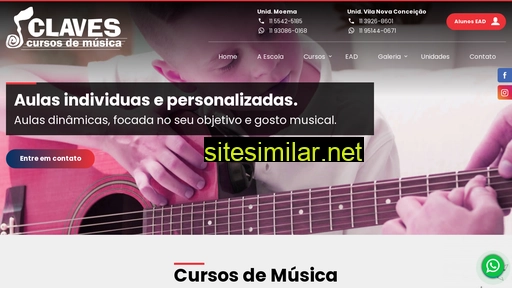 clavescursosdemusica.com.br alternative sites