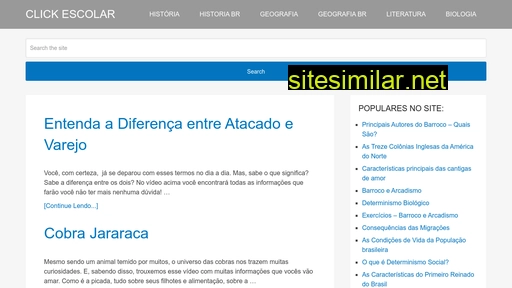 clickescolar.com.br alternative sites