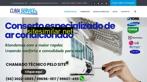 climaservicemt.com.br alternative sites