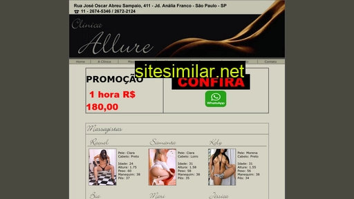 clinicaallure.com.br alternative sites