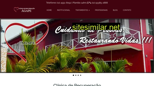 clinicaderecuperacaoagape.com.br alternative sites