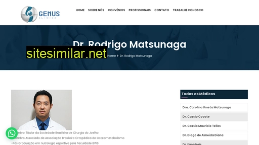 clinicagenus.com.br alternative sites