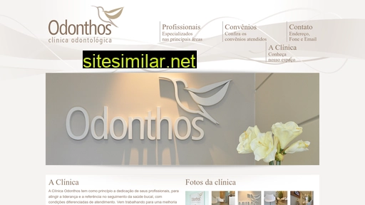 clinicaodonthos.com.br alternative sites