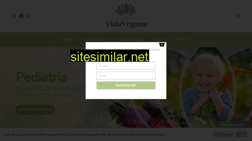 clinicavidavegana.com.br alternative sites
