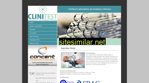 clinitestlab.com.br alternative sites