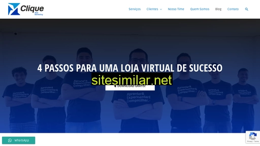 cliquewebmarketing.com.br alternative sites