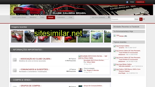 clubecalibra.com.br alternative sites