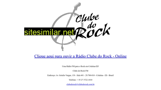 clubedorock.com.br alternative sites
