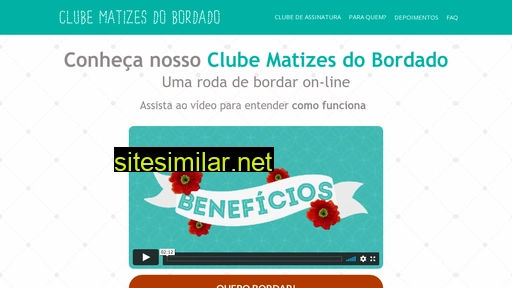 clubematizesdobordado.com.br alternative sites