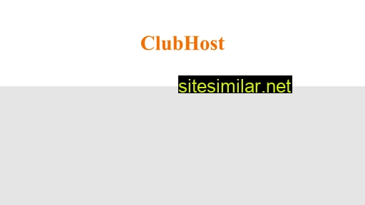 clubhost.com.br alternative sites