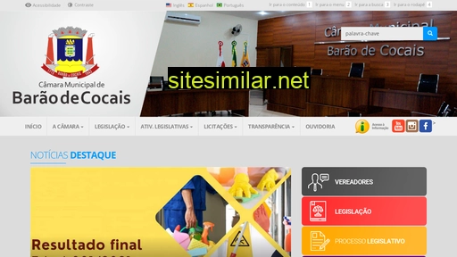 cmbaraodecocais.mg.gov.br alternative sites