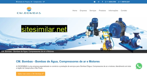 cmbombas.com.br alternative sites