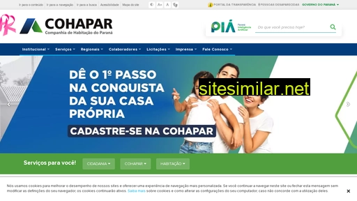 cohapar.pr.gov.br alternative sites