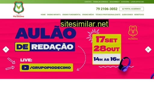 colegio.piodecimo.edu.br alternative sites
