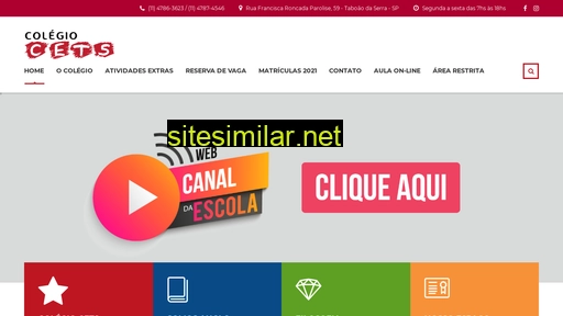 colegiocets.com.br alternative sites