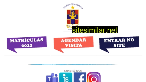 colegiodombarreto.com.br alternative sites