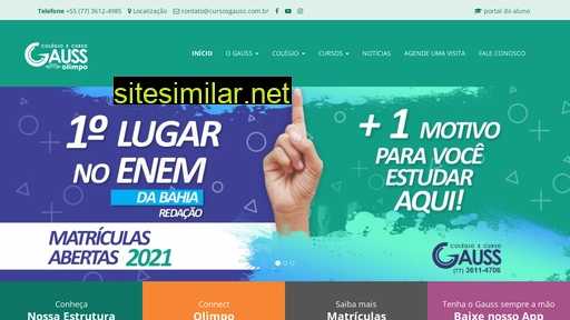 colegioecursogauss.com.br alternative sites