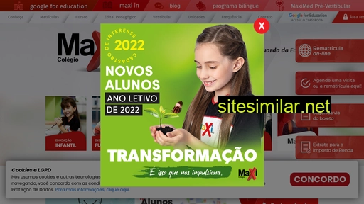 colegiomaxi.com.br alternative sites