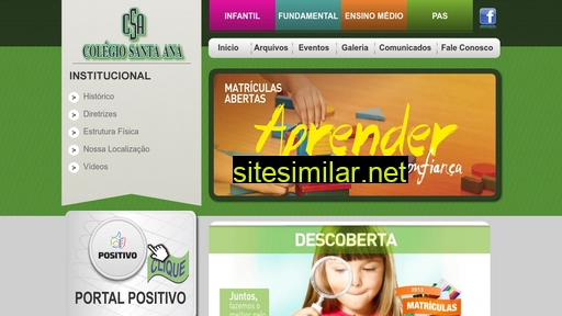 colegiosantaanasdi.com.br alternative sites